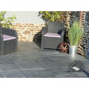 TERRASSE ARDOISE 100x100 - 1 dalle