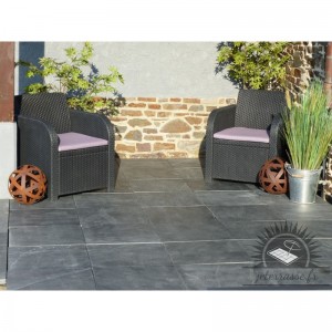 TERRASSE ARDOISE 100x100 - 1 dalle